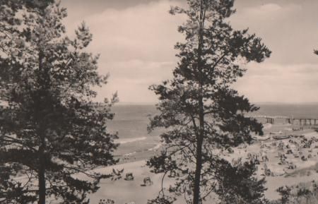 Bansin - Blick auf Strand - ca. 1965 Bansin - Blick auf Strand - ca. 1965