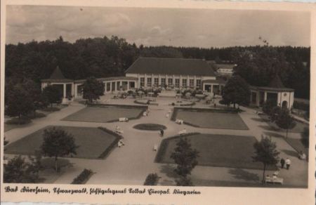 Bad Dürrheim - Kurgarten - 1941 Bad Dürrheim - Kurgarten - 1941