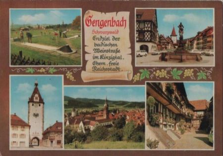 Gengenbach - mit 5 Bildern - 1979 Gengenbach - mit 5 Bildern - 1979