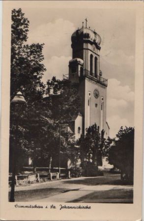 Crimmitschau - Johanniskirche - 1957 Crimmitschau - Johanniskirche - 1957
