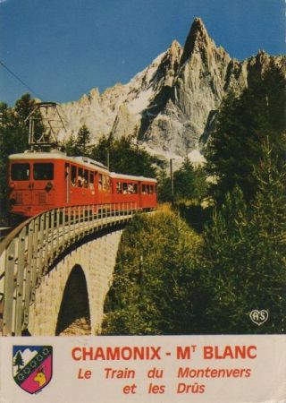 Frankreich - Chamonix-Mont-Blanc - Le Train du Montenvers - 1979 Frankreich - Chamonix-Mont-Blanc - Le Train du Montenvers - 1979
