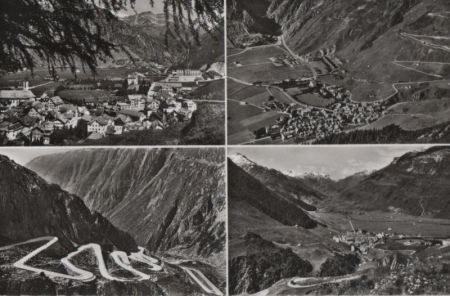 Schweiz - Andermatt - mit 4 Bildern - ca. 1950 Schweiz - Andermatt - mit 4 Bildern - ca. 1950