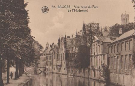 Belgien - Bruges - Vue prise du Pont de Hydromel - ca. 1935 Belgien - Bruges - Vue prise du Pont de Hydromel - ca. 1935