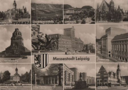 Leipzig - u.a. Clara-Zetkin-Park - 1958 Leipzig - u.a. Clara-Zetkin-Park - 1958