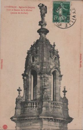 Frankreich - Luneville - Eglise St-Jacques - 1918 Frankreich - Luneville - Eglise St-Jacques - 1918