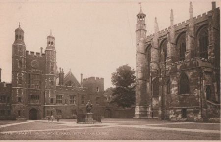 Großbritannien - Eton - College, Chapel and Schoolyard - ca. 1935 Großbritannien - Eton - College, Chapel and Schoolyard - ca. 1935