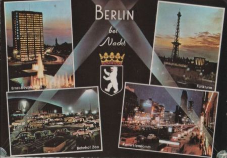 Berlin, Westteil - nachts - 1969 Berlin, Westteil - nachts - 1969