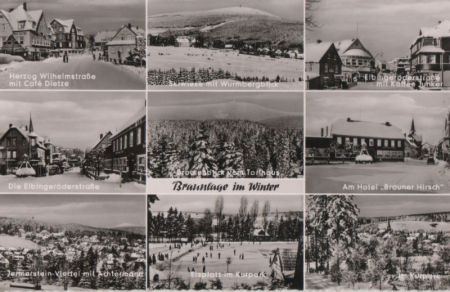 Braunlage - im Winter, u.a. im Kurpark - ca. 1960 Braunlage - im Winter, u.a. im Kurpark - ca. 1960