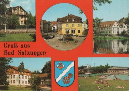 Bad Salzungen - u.a. Marktbrunnen - 1989 Bad Salzungen - u.a. Marktbrunnen - 1989