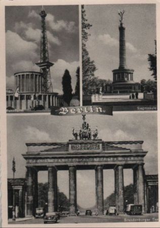 Berlin, Westteil - u.a. Funkturm - 1961 Berlin, Westteil - u.a. Funkturm - 1961