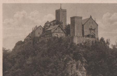 Eisenach - Wartburg von Südwest - ca. 1935 Eisenach - Wartburg von Südwest - ca. 1935