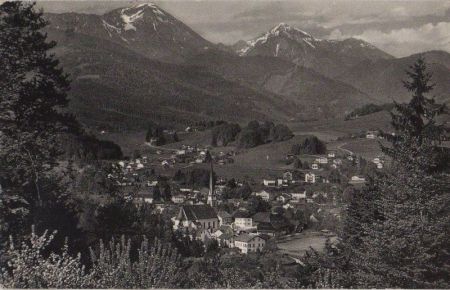 Siegsdorf - Blick zum Hochfelln - 1964 Siegsdorf - Blick zum Hochfelln - 1964