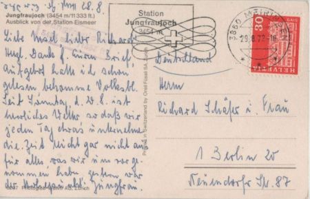 Jungfraujoch - Schweiz - Ausblick von der Station Eismeer