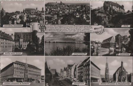Nürnberg - u.a. Burg - ca. 1960 Nürnberg - u.a. Burg - ca. 1960