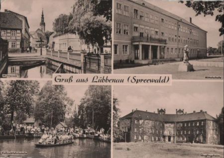 Lübbenau - u.a. Mittelschule - 1960 Lübbenau - u.a. Mittelschule - 1960