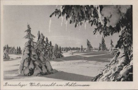Braunlage - Winterpracht am Achtermann - ca. 1960 Braunlage - Winterpracht am Achtermann - ca. 1960