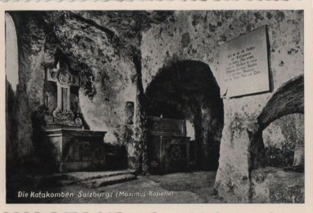 Österreich - Salzburg - Katakomben, Maximus-Kapelle - ca. 1955 Österreich - Salzburg - Katakomben, Maximus-Kapelle - ca. 1955