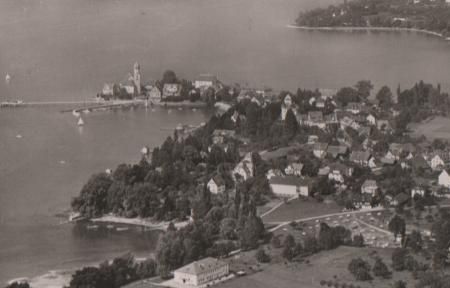 Wasserburg Bodensee - Luftbild - ca. 1965 Wasserburg Bodensee - Luftbild - ca. 1965