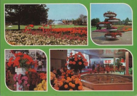 Erfurt - u.a. Internationale Gartenbauausstellung - 1988 Erfurt - u.a. Internationale Gartenbauausstellung - 1988