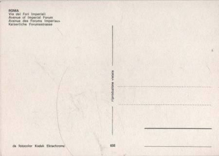 Rom - Roma - Italien - Kaiserliche Forumsstraße