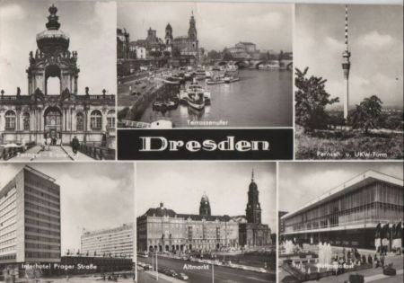 Dresden - u.a. Zwinger, Kronentor - 1975 Dresden - u.a. Zwinger, Kronentor - 1975