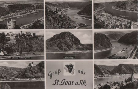 St. Goar - 8 Teilbilder - ca. 1960 St. Goar - 8 Teilbilder - ca. 1960
