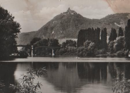 Königswinter - Insel Grafenwerth im Rhein - ca. 1965 Königswinter - Insel Grafenwerth im Rhein - ca. 1965