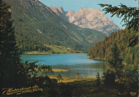 Österreich - Scheffau am Wilden Kaiser - Hintersteiner See - ca. 1980 Österreich - Scheffau am Wilden Kaiser - Hintersteiner See - ca. 1980