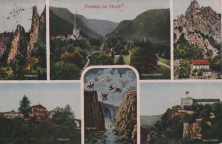 Bodetal - u.a. Eingang - 1938 Bodetal - u.a. Eingang - 1938