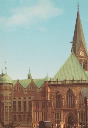 Bremen - Rathaus und Dom - ca. 1975 Bremen - Rathaus und Dom - ca. 1975