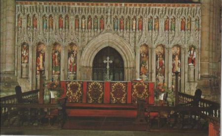Großbritannien - Ripon - Cathedral, Choir Screen - 1977 Großbritannien - Ripon - Cathedral, Choir Screen - 1977
