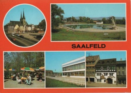 Saalfeld - u.a. An der Grottenschenke - ca. 1985 Saalfeld - u.a. An der Grottenschenke - ca. 1985