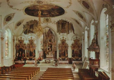 Schweiz - Appenzell - Pfarrkirche St. Mauritius - ca. 1980 Schweiz - Appenzell - Pfarrkirche St. Mauritius - ca. 1980