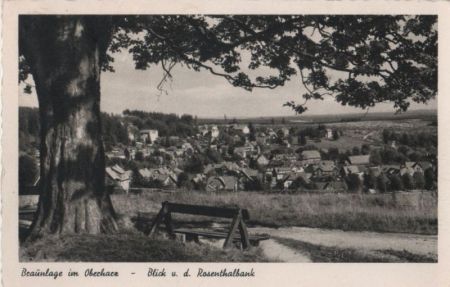 Braunlage - Blick von der Rosenthalbank - ca. 1955 Braunlage - Blick von der Rosenthalbank - ca. 1955