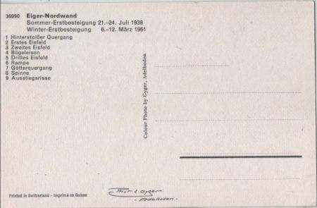 Eiger - Schweiz - Nordwand Eiger - Schweiz - Nordwand
