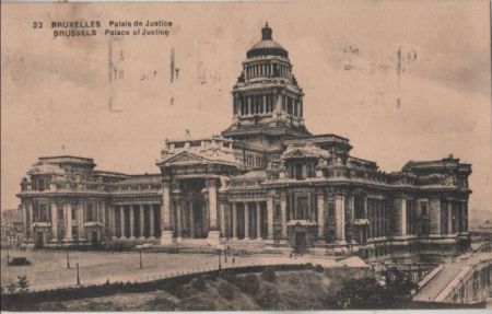 Belgien - Brüssel - Bruxelles - Palais de Justice - 1923 Belgien - Brüssel - Bruxelles - Palais de Justice - 1923