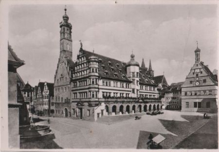 Rothenburg - Rathaus - ca. 1960 Rothenburg - Rathaus - ca. 1960