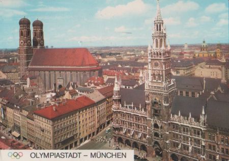 München - Frauenkirche und Rathaus - 1971 München - Frauenkirche und Rathaus - 1971