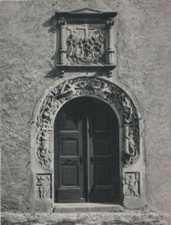 Torgau - Schloßkapelle, Portal - 1974 Torgau - Schloßkapelle, Portal - 1974