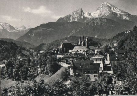 Berchtesgaden - mit Watzmann - 1973 Berchtesgaden - mit Watzmann - 1973