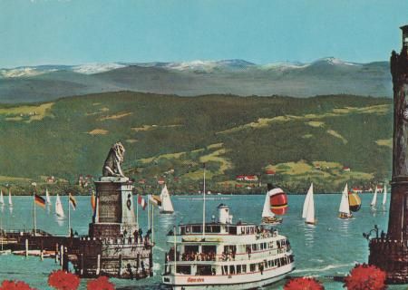 Lindau Bodensee - Hafeneinfahrt - ca. 1975 Lindau Bodensee - Hafeneinfahrt - ca. 1975