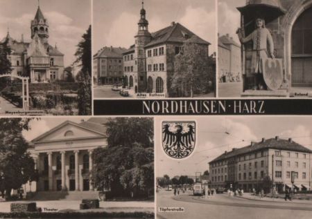 Nordhausen - u.a. Töpferstraße - ca. 1970 Nordhausen - u.a. Töpferstraße - ca. 1970