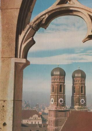 München - Blick vom Rathaus auf Dom - ca. 1975 München - Blick vom Rathaus auf Dom - ca. 1975
