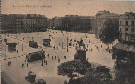 Frankreich - Lille - Place de la Republique - ca. 1925 Frankreich - Lille - Place de la Republique - ca. 1925