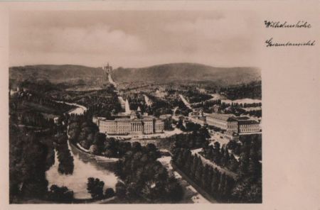 Kassel-Wilhelmshöhe - Gesamtansicht - ca. 1950 Kassel-Wilhelmshöhe - Gesamtansicht - ca. 1950