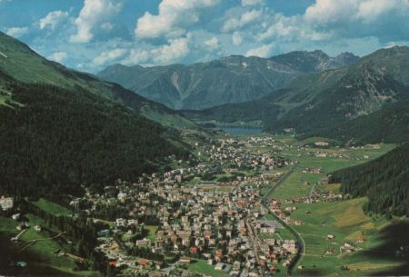 Schweiz - Davos - gegen die Rhätikonkette - 1969 Schweiz - Davos - gegen die Rhätikonkette - 1969