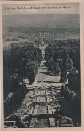 Kassel-Wilhelmshöhe - Blick vom Herkules - 1932 Kassel-Wilhelmshöhe - Blick vom Herkules - 1932