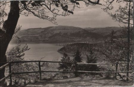 Vöhl-Herzhausen - Blick vom Hochstein - ca. 1960 Vöhl-Herzhausen - Blick vom Hochstein - ca. 1960