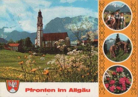 Pfronten - mit 4 Bildern - 1973 Pfronten - mit 4 Bildern - 1973
