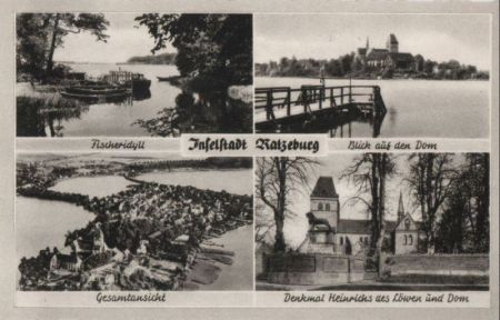 Ratzeburg - u.a. Fischeridyll - ca. 1950 Ratzeburg - u.a. Fischeridyll - ca. 1950